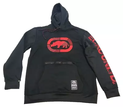 Ecko Unltd Hoodie Mens XLarge Rhino Logo Black Red New • $25.49