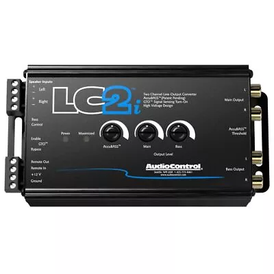 AudioControl LC2i 2 Channel Line Out Converter With AccuBASS And Subwoofer Co... • $96.92