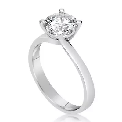 0.5 Ct Classic 4 Prong Round Cut Diamond Engagement Ring SI2 D White Gold 14k • $792