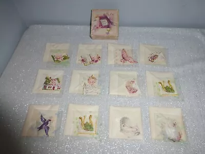 Vintage Little Ones Plastic Vellum Greeting Cards In Box Lot Of 12 • $35