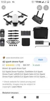 $650 • Buy Genuine Drone With Camera For DJI Spark Series Fly More Combo, Alpine White