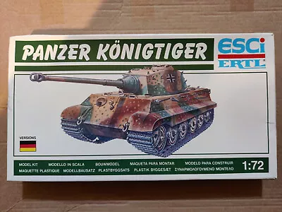 ESCI-ERTL German Tank Kingtiger 1/72 • £9.99