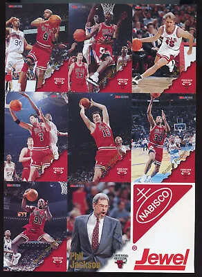 Rare Jewel Nabisco 96-97 Hoops Michael Jordan Perforated Bulls Sheet Htf Uncut • $123.45