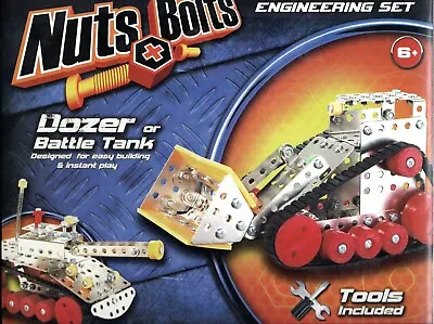 Nuts And Bolts (similar To Meccano) Dozer Or Battle Tank Multi Model Engineering • £9.50