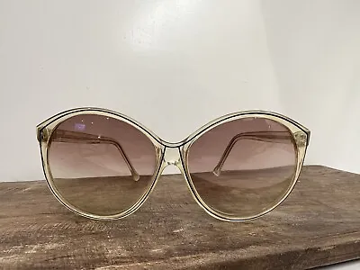 1970s Vintage Lucite Yves Saint Laurent France Retro Bubble Sunglasses • $45