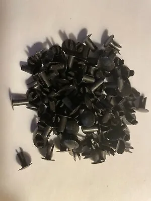 50 ~ 9/64  Diameter X 5/16' Long Black Finish Split Rivets • $9.89