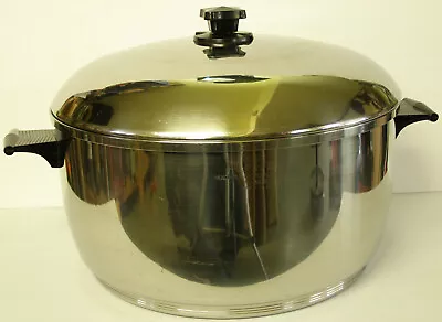 Vintage Vita Craft Nicromium Steel Crab Pot Canning Stock Pot #3212 Made In USA • $90