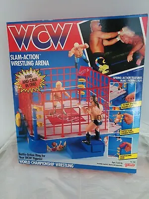£699.99 • Buy Galoob - Sealed CASE FRESH - WCW Slam Action Wrestling Arena - VGC MIB Ring WWF