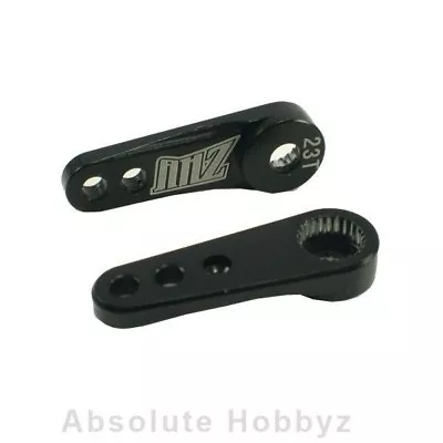 AHZ Aluminum Machined Single Arm Servo Horn Black (23T-KO/JR/Airtronics) (1) • $11.99