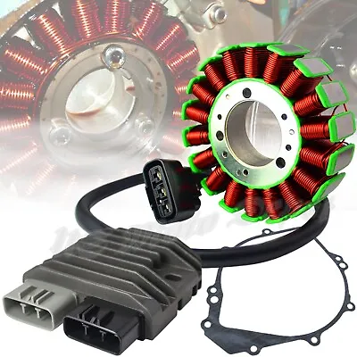 EMUSA OE Magneto Coil Stator+Voltage Rectifier+Gasket Assy. 02-03 Yamaha YZF R1 • $119.99