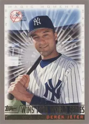 2000 Topps Magic Moments Derek Jeter Wins 1996 World Series #478 Centered • $2.50