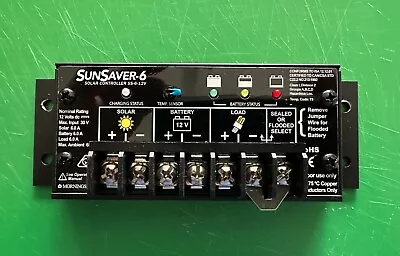 Morningstar Sunsaver-6 Solar Controller/Voltage Regulator 6 Amp 12 Volt • $35