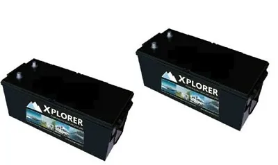 Pair Of Xplorer 12v Type 625 Wagon Batteries Scania/iveco/man/daf Etc • £399.99