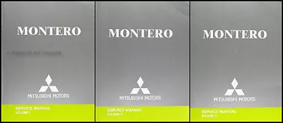 2005 Mitsubishi Montero Shop Manual 3 Volume Set Service Repair Books OEM • $249