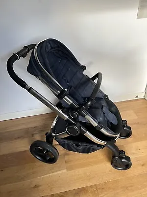 ICandy Peach 6 - 2020 Chrome Pushchair & Carrycot - Navy Check • £230