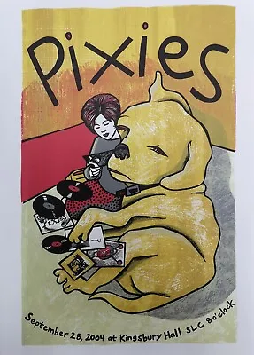 Pixies Paper Art Poster 28 Sept 2004 Kingsbury Hall Leia Bell Reprint 10  X 14  • £7.99