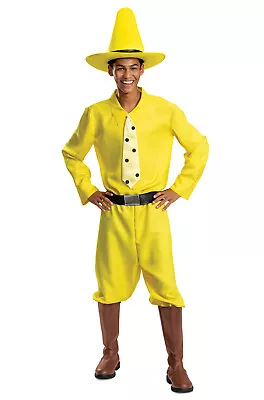 Brand New Curious George Person In The Yellow Hat Adult Costume • $48.90