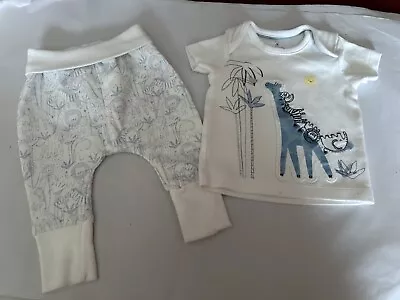Baby Boys 0-3 Months Leggings And Top Outfit • £2.50
