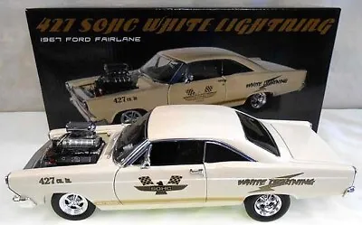 Ford 1967 Fairlane 427 Sohc White Lightning 1:18 Gmp • $185