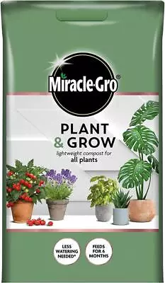 Miracle-Gro Plant & Grow House Plant Potting Compost Mix All Plants 6L • £7.99