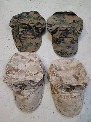 Usmc Marine Corps Cover Garrison Marpat Woodland And Desert (4) Size Small. • $20