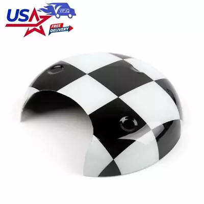 Black Checkered Pattern Tachometer Panel Cover Fit MINI COOPER R56 R58 R60 NEW • $17.85