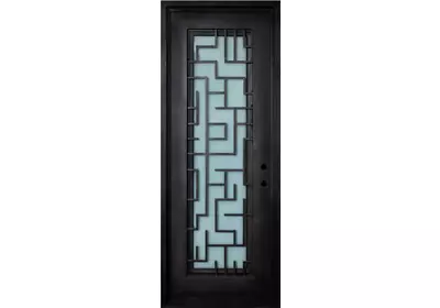 Eto Doors – Stella Wrought Iron & Laminate Glass With Scroll Door And Frame • $2699