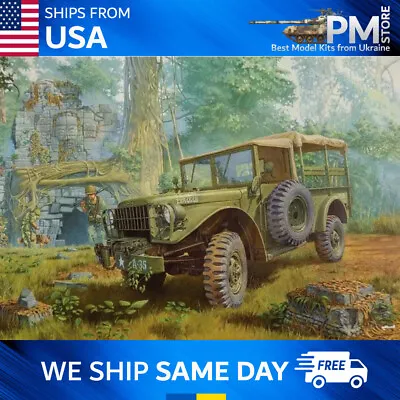 Roden 806 M37 US 3/4 TON 4X4 Cargo US Military Truck Car WWII Model Kit 1/35 • $63.95