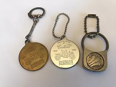 Lot Vintage PACKARD ELECTRIC Advertising Keychain • $9