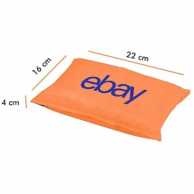 75pcs EBay Branded Packaging Padded Bubble Plastic Mailers Orange Blue Gold • £9