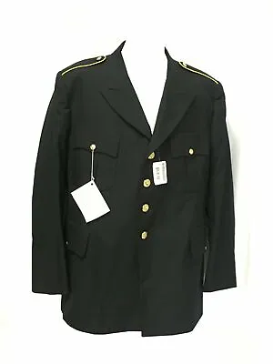 Us Army Men's 38r Military Service Dress Blue Blues Asu Uniform Coat Jacket New • $22.49