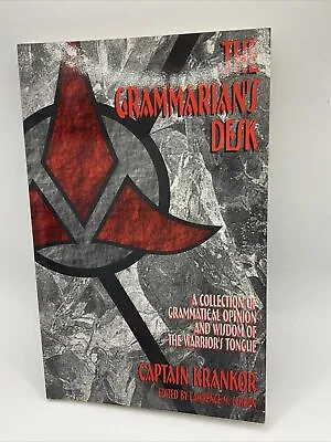 The Grammarian’s Desk By Captain Krankor - Klingon Language Institute • £14.99