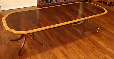 ​Baker Historic Charleston Collection Flame Mahogany Conference Dining Table • $4200