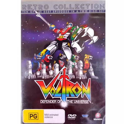 Voltron Retro Collection Best Of Lion & Vehicle Force (Region 4 DVD) New Sealed • $19.42