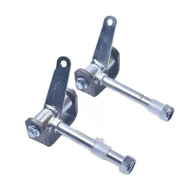 Go Kart Spindle 4.5 X5/8  Steering Bracket Axle With Bring For 212cc 196cc • $50.39