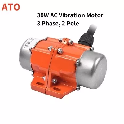 30W AC Electric Vibration Motor 2900RPM Small Vibrating Motor 3phase 110V • $249.59