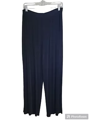 Vikki Vi Pants 0XP Petite Women's Pull On Stretch Black Acetate Blend Travel • $26.99