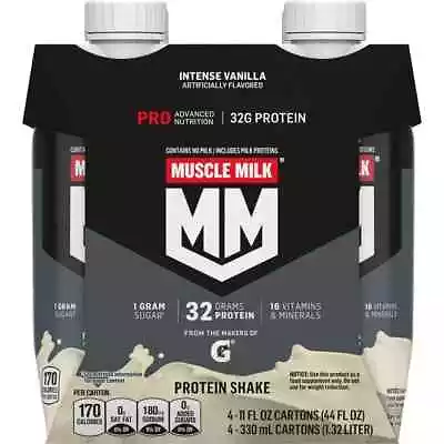 Muscle Milk Pro Advanced Nutrition Protein Shake Intense Vanilla 11 Fl Oz Cart • $13.80