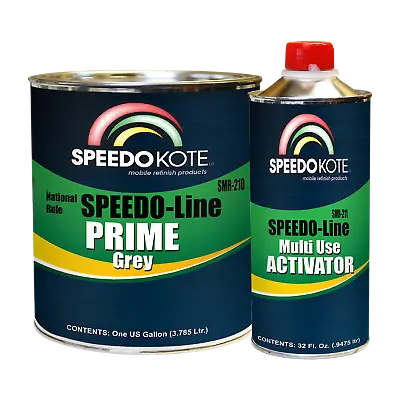 Speedokote High Build 2K Urethane Primer Gray Gallon Kit SMR-210/211-K • $103.55