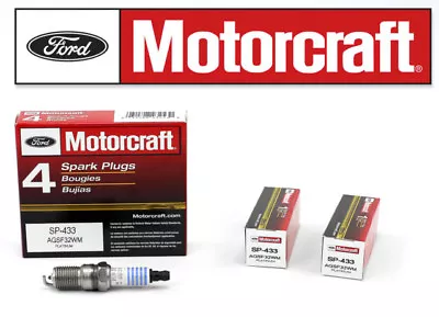 Set Of 6: Genuine OEM Ford Motorcraft Platinum Spark Plugs SP433X AGSF32WMX • $54.05