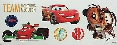 Disney 7 CARS Wall Decals Team Lightning McQueen Sheet Stickers 1.75  To 6  New • $7.95