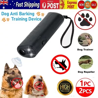 Anti Bark Device Ultrasonic Dog Barking Control Stop Repeller Trainer Train Tool • $18.99