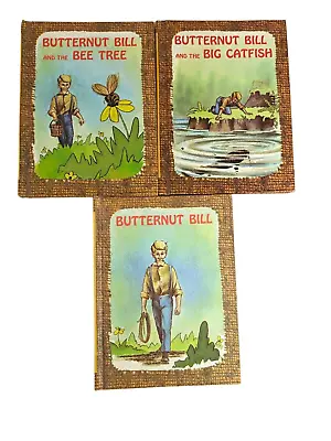 BUTTERNUT BILL Lot Of 3 By EDITH MCCALL 1965 With Bee Tree And Big Catfish • $18.97