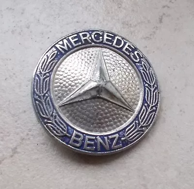 Vintage MERCEDES BENZ Monogram Emblem Badge Sign Car Old Metal Antique Vtg #2 • $13.89