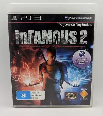 Infamous 2 Sony PlayStation 3 PS3 Game Complete With Manual Free Post R4 • $16
