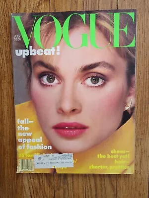 VOGUE Magazine July 1983 - Nastassja Kinski Cover By Richard Avedon • $30