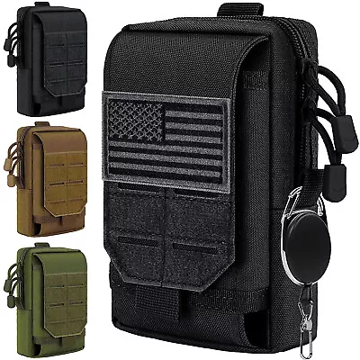 Tactical Molle EDC Pouch Cellphone Pouch Holder Utility Gadget Organizer Bag US • $11.98