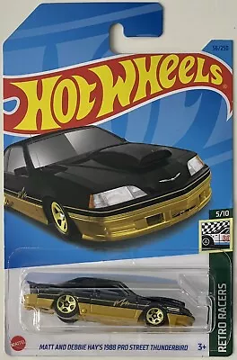 Hot Wheels 2023 - Matt & Debbie Hay's 1988 Pro Street Thunderbird #56/250 - Long • $8.15