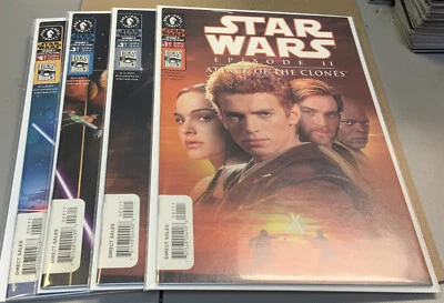 $34.99 • Buy STAR WARS EPISODE II ATTACK OF THE CLONES #1-4 COMPLETE 2002 Dark Horse 1 2 3 4
