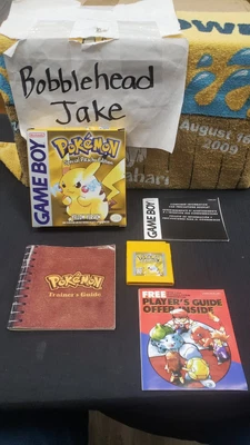 $379.99 • Buy Cib Pokemon Yellow Version Nintendo Game Boy Video Game Complete Box Protector